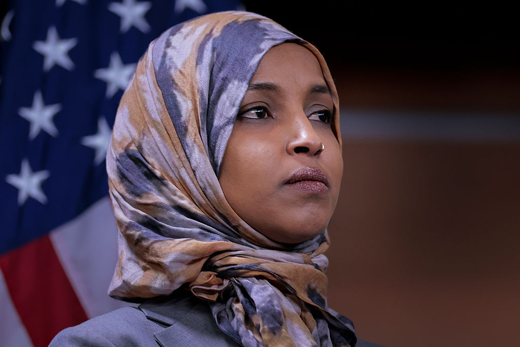 Federal agents raided Ilhan Omar’s Washington DC home this month as part of an investigation. Credit: Getty