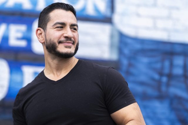 Hasan Piker has been an albatross around Abdul El-Sayed's neck. (Finn Gomez/Getty)