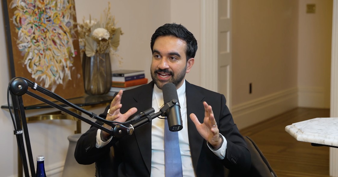 Mamdani described the DSA as his political home. Credit: Theo Von/YT